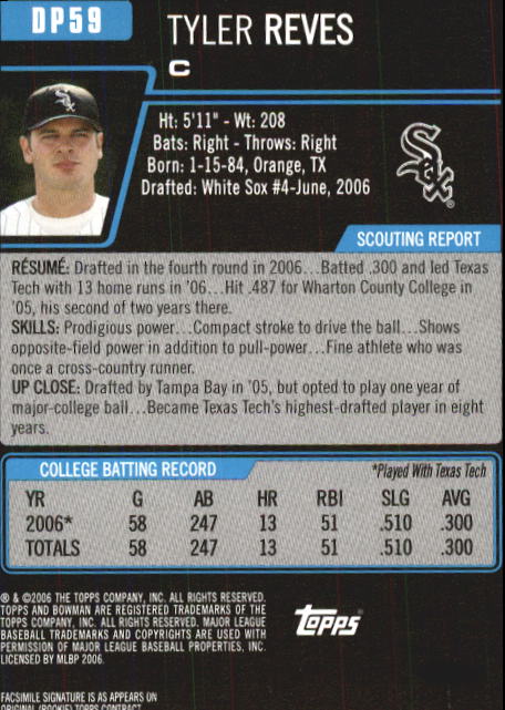 A0678- 2006 Bowman Chrome Draft BB Card #s 1-55+ -You Pick- 15+ FREE US SHIP - Picture 175 of 286