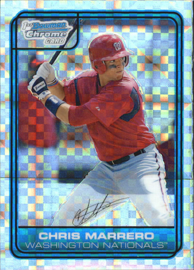 2006 Bowman Chrome Draft Draft Picks X-Fractors #2 Chris Marrero