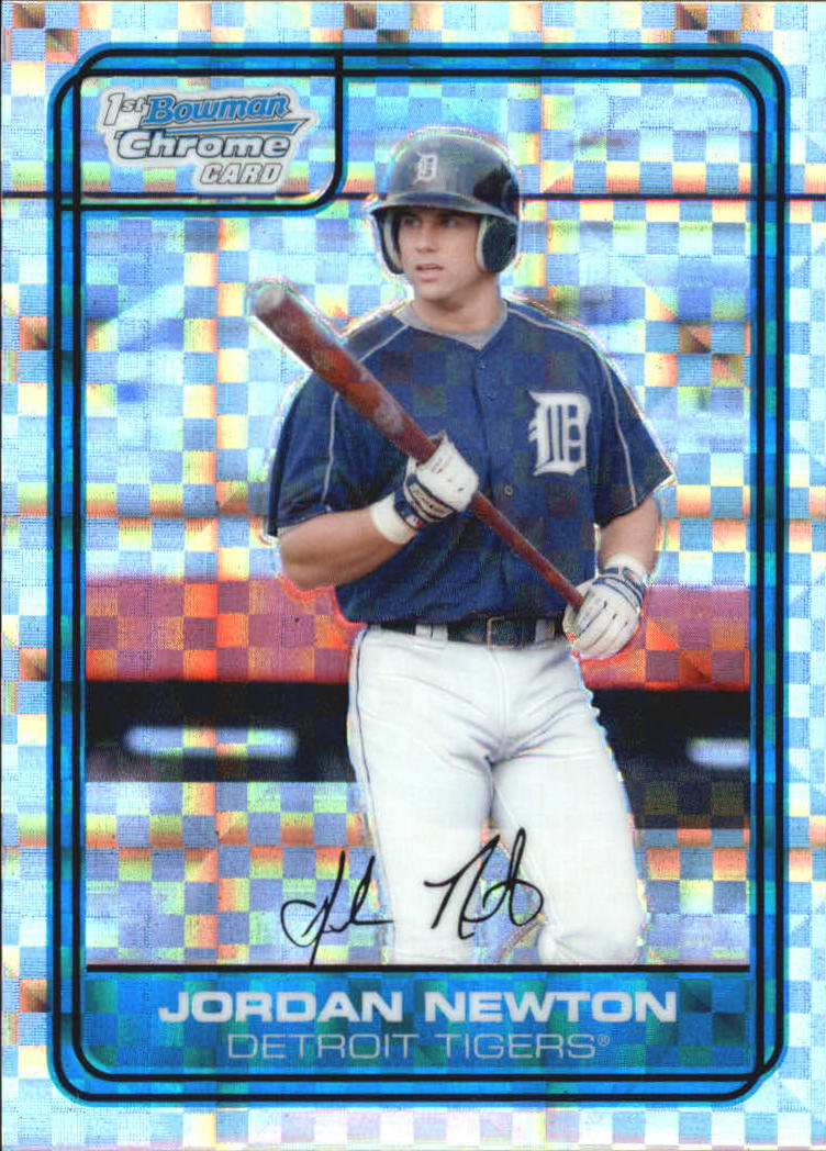 2006 Bowman Chrome Draft Draft Picks X-Fractors #61 Jordan Newton
