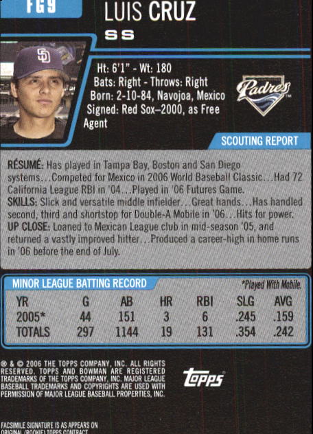 A0678- 2006 Bowman Chrome Draft BB Card #s 1-55+ -You Pick- 15+ FREE US SHIP - Picture 209 of 286