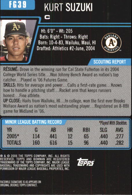 A0678- 2006 Bowman Chrome Draft BB Card #s 1-55+ -You Pick- 15+ FREE US SHIP - Picture 267 of 286