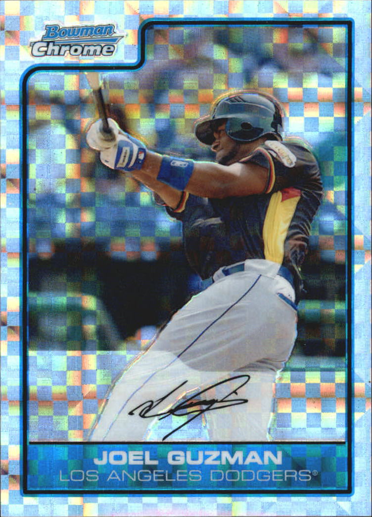2006 Bowman Chrome Draft Future's Game Prospects X-Fractors #2 Joel Guzman