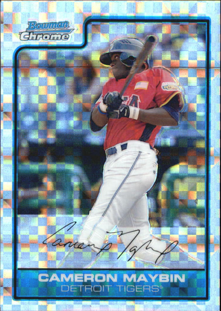 2006 Bowman Chrome Draft Future's Game Prospects X-Fractors #16 Cameron Maybin