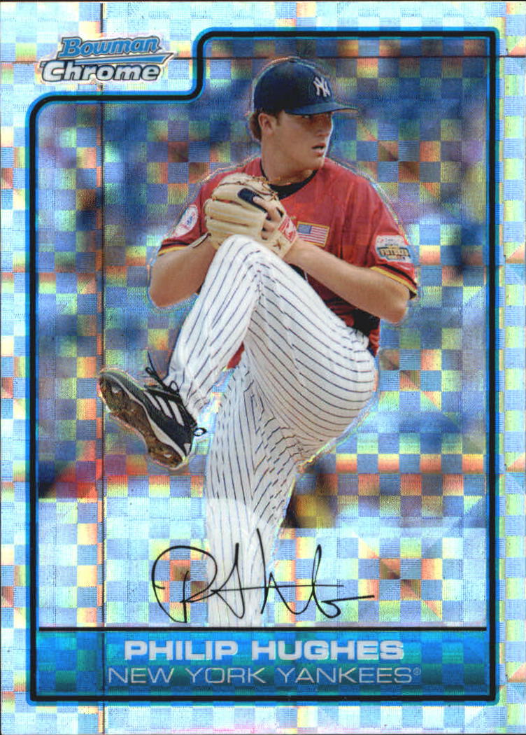 2006 Bowman Chrome Draft Future's Game Prospects X-Fractors #19 Philip Hughes