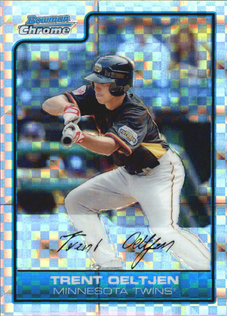 2006 Bowman Chrome Draft Future's Game Prospects X-Fractors #20 Trent Oeltjen