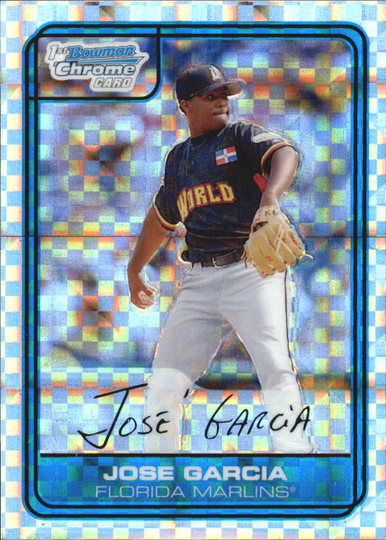 2006 Bowman Chrome Draft Future's Game Prospects X-Fractors #45 Jose Garcia