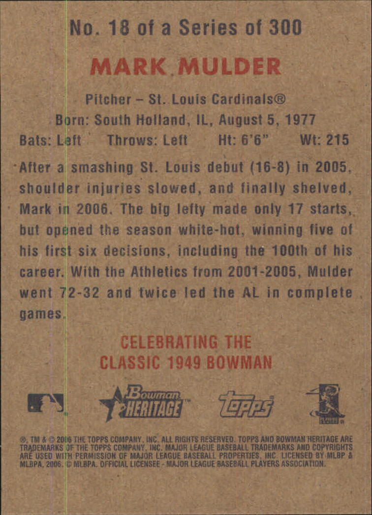 A4937- 2006 Bowman Heritage BB # S 1-300 + Einsätze -du Pick- 15 + Gratis US - Bild 7 von 343