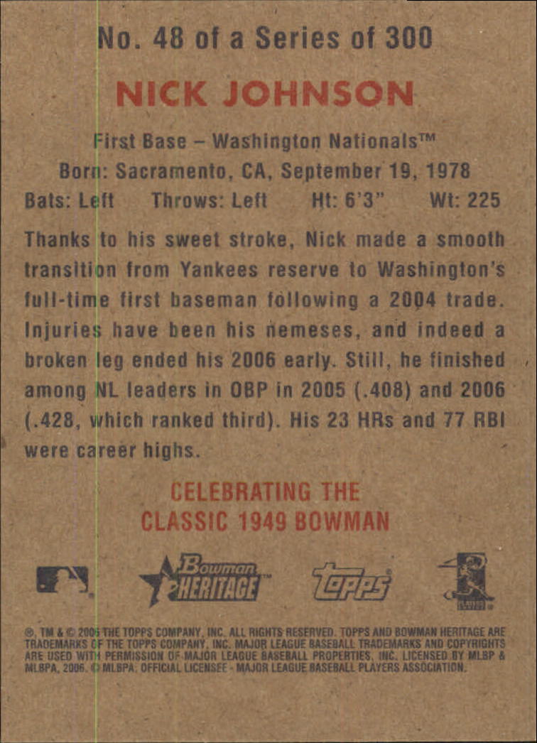 A4937- 2006 Bowman Heritage BB # S 1-300 + Einsätze -du Pick- 15 + Gratis US - Bild 43 von 343