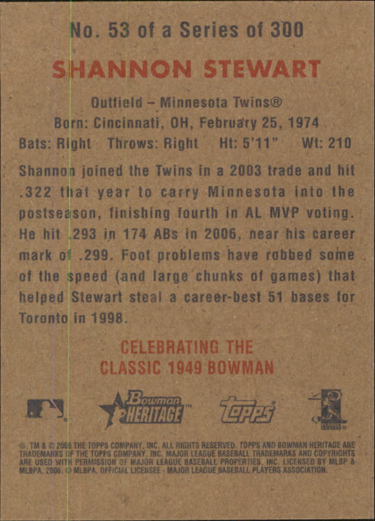 A4937- 2006 Bowman Heritage BB # S 1-300 + Einsätze -du Pick- 15 + Gratis US - Bild 47 von 343