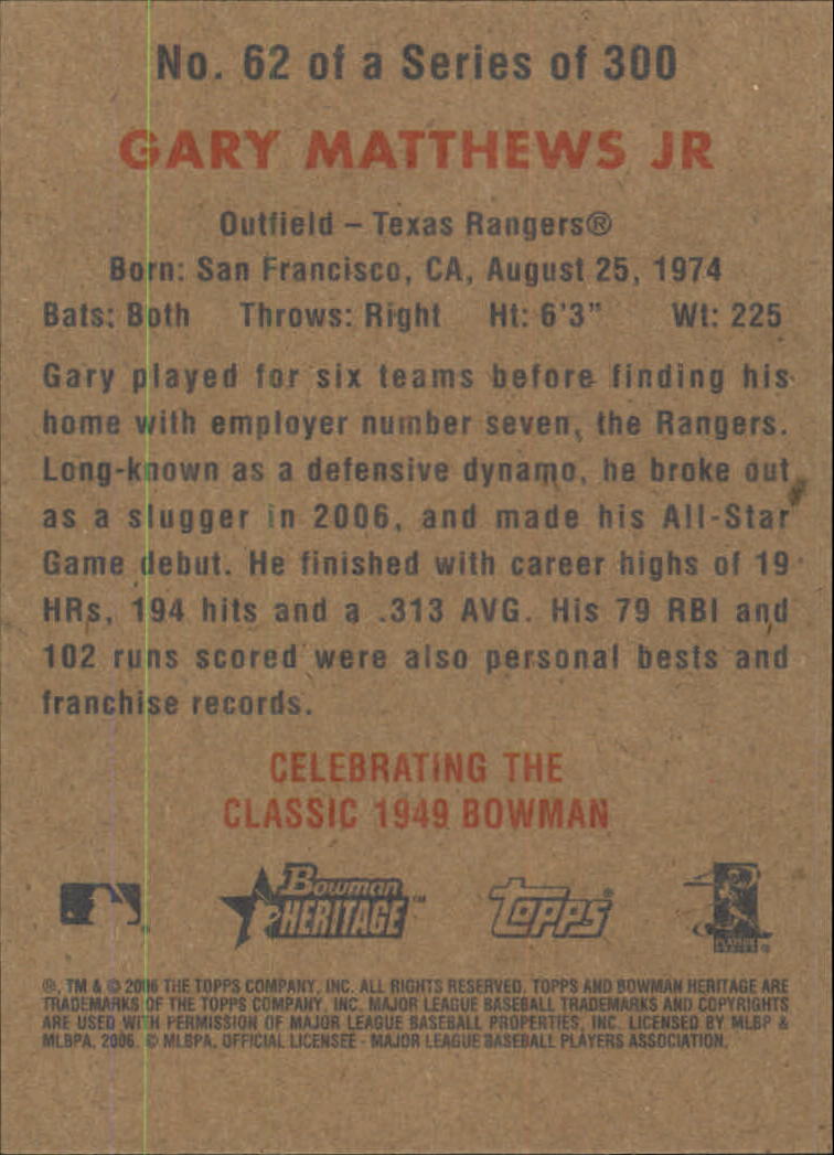 A4937- 2006 Bowman Heritage BB # S 1-300 + Einsätze -du Pick- 15 + Gratis US - Bild 57 von 343