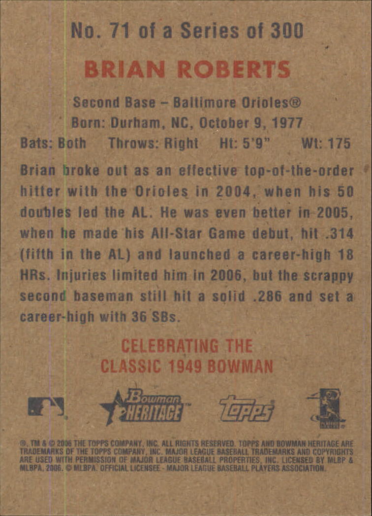A4937- 2006 Bowman Heritage BB # S 1-300 + Einsätze -du Pick- 15 + Gratis US - Bild 67 von 343