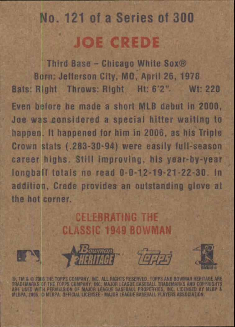 A4937- 2006 Bowman Heritage BB # S 1-300 + Einsätze -du Pick- 15 + Gratis US - Bild 107 von 343