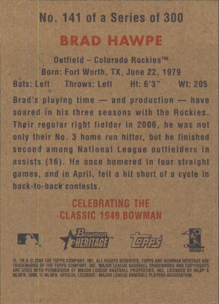 A4937- 2006 Bowman Heritage BB # S 1-300 + Einsätze -du Pick- 15 + Gratis US - Bild 121 von 343