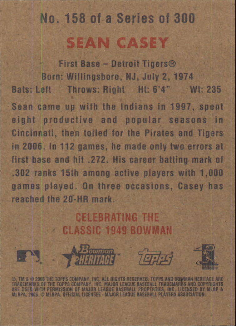 A4937- 2006 Bowman Heritage BB # S 1-300 + Einsätze -du Pick- 15 + Gratis US - Bild 139 von 343