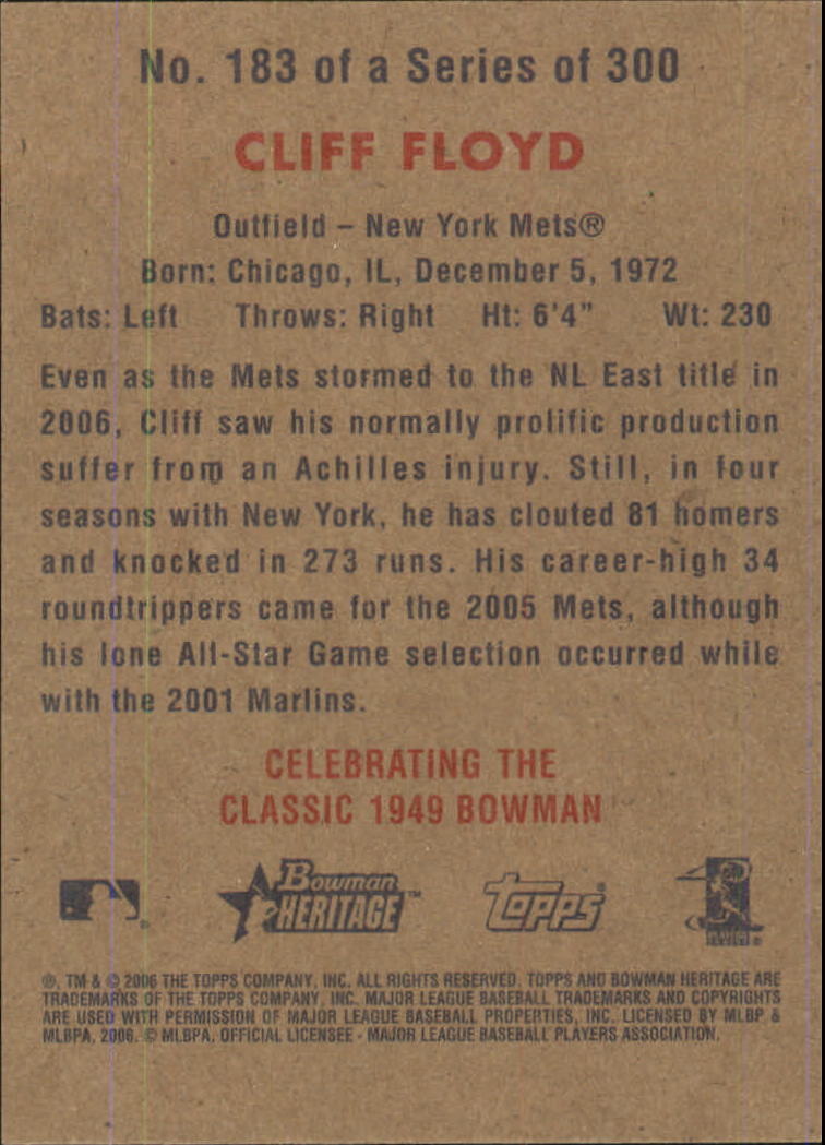 A4937- 2006 Bowman Heritage BB # S 1-300 + Einsätze -du Pick- 15 + Gratis US - Bild 169 von 343