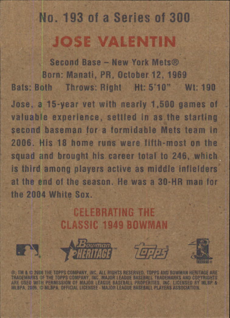 A4937- 2006 Bowman Heritage BB # S 1-300 + Einsätze -du Pick- 15 + Gratis US - Bild 179 von 343