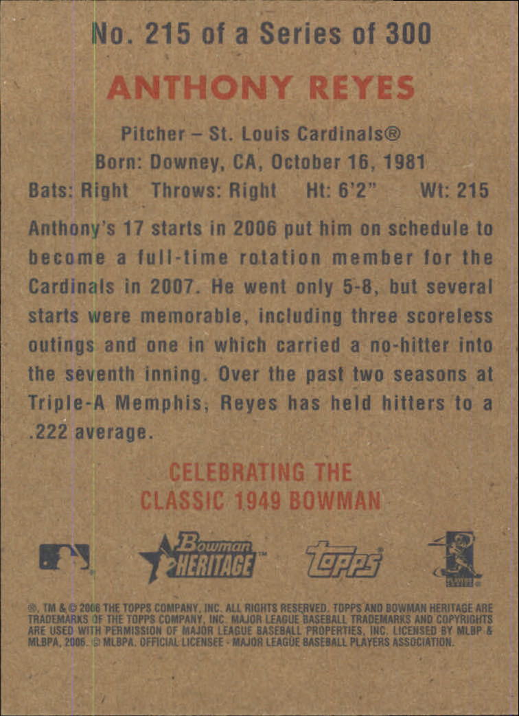 A4937- 2006 Bowman Heritage BB # S 1-300 + Einsätze -du Pick- 15 + Gratis US - Bild 195 von 343