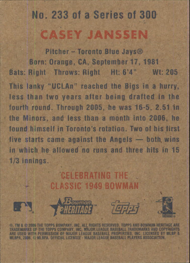 A4937- 2006 Bowman Heritage BB # S 1-300 + Einsätze -du Pick- 15 + Gratis US - Bild 203 von 343