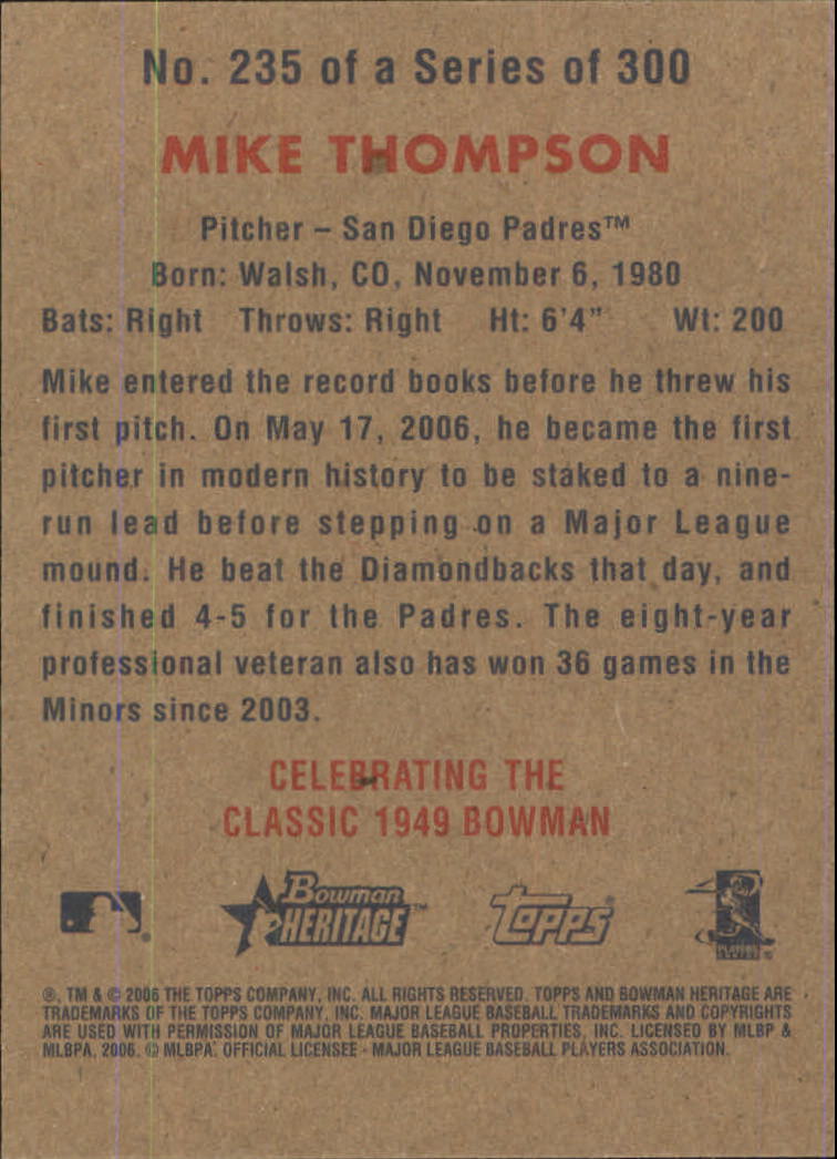 A4937- 2006 Bowman Heritage BB # S 1-300 + Einsätze -du Pick- 15 + Gratis US - Bild 205 von 343