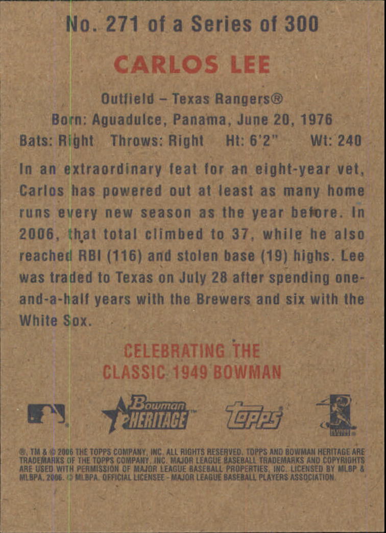 A4937- 2006 Bowman Heritage BB # S 1-300 + Einsätze -du Pick- 15 + Gratis US - Bild 213 von 343