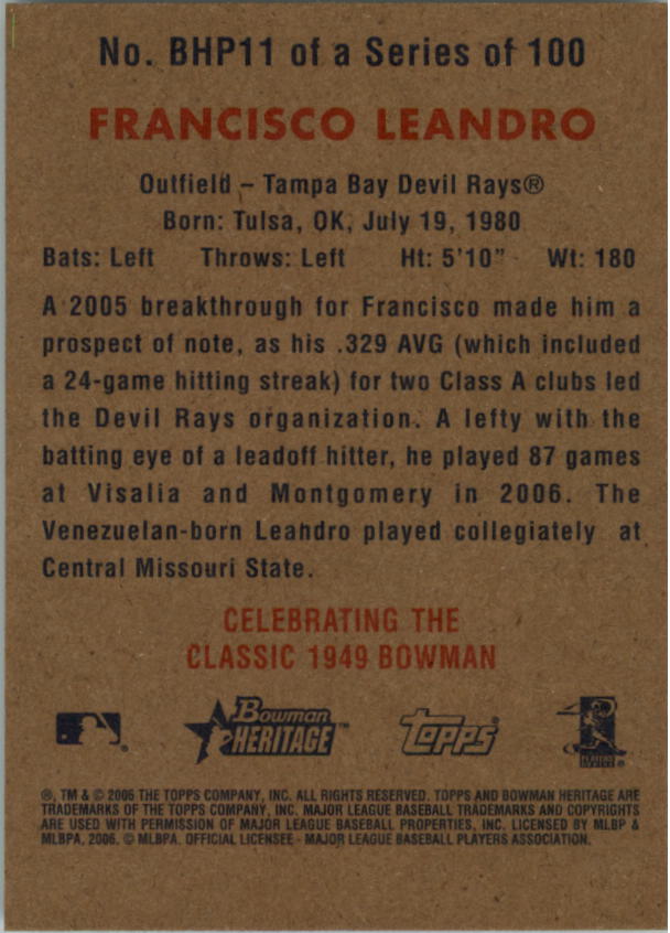 A4937- 2006 Bowman Heritage BB # S 1-300 + Einsätze -du Pick- 15 + Gratis US - Bild 243 von 343