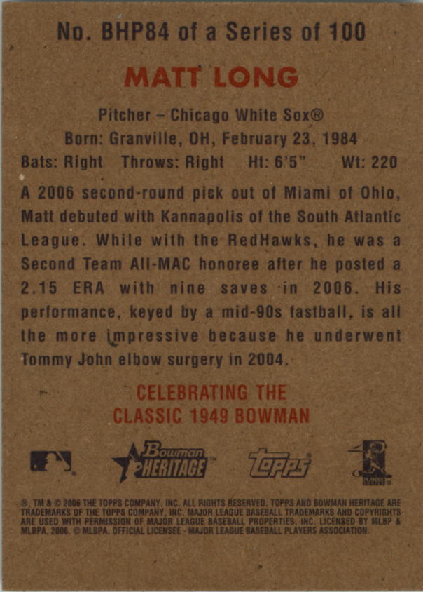 A4937- 2006 Bowman Heritage BB # S 1-300 + Einsätze -du Pick- 15 + Gratis US - Bild 319 von 343