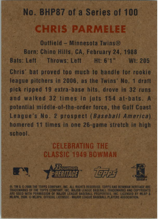 A4937- 2006 Bowman Heritage BB # S 1-300 + Einsätze -du Pick- 15 + Gratis US - Bild 323 von 343