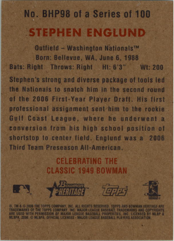 A4937- 2006 Bowman Heritage BB # S 1-300 + Einsätze -du Pick- 15 + Gratis US - Bild 339 von 343