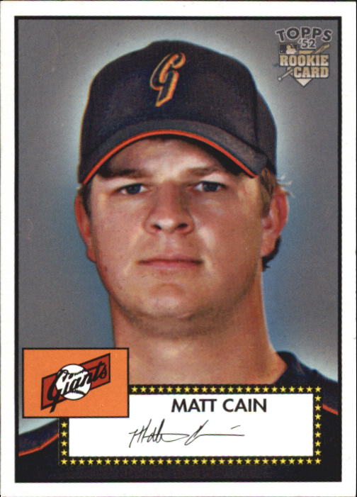 2006 Topps '52 #88A Matt Cain (RC)