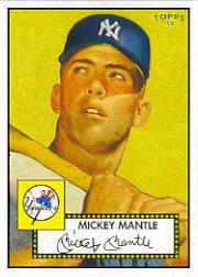 2006 Topps '52 #311F Mickey Mantle Yellow