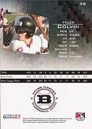 2006 TRISTAR Prospects Plus #38 Tyler Colvin PD back image