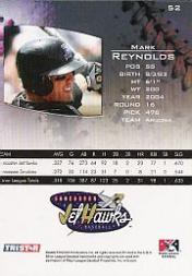2006 TRISTAR Prospects Plus #52 Mark Reynolds back image