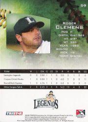 2006 TRISTAR Prospects Plus #59 Roger Clemens back image