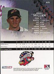 2006 TRISTAR Prospects Plus #65 Adam Miller back image