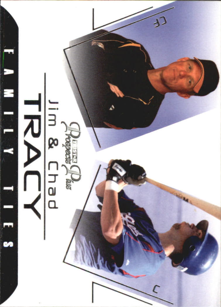 2006 TRISTAR Prospects Plus Family Ties #2 Jim Tracy/Chad Tracy