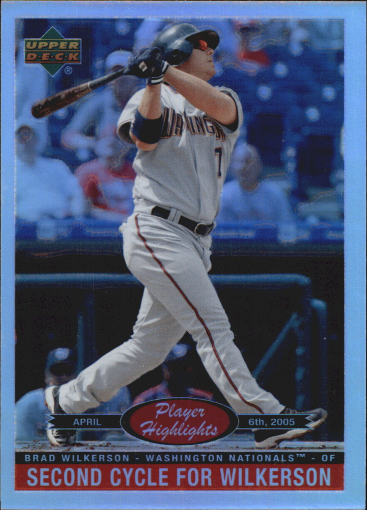 2006 Upper Deck Special F/X Player Highlights #20 Brad Wilkerson