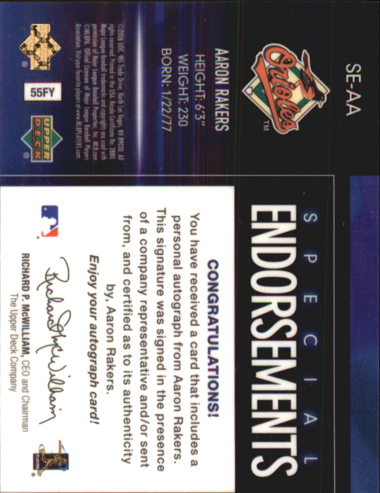 Upper Deck Special 2006 F/X endosos especiales automático tú eliges - Imagen 3 de 73