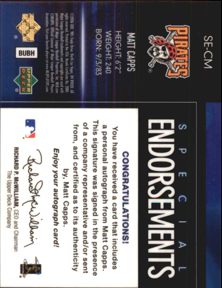 Upper Deck Special 2006 F/X endosos especiales automático tú eliges - Imagen 19 de 73