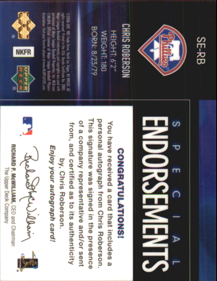 Upper Deck Special 2006 F/X endosos especiales automático tú eliges - Imagen 61 de 73