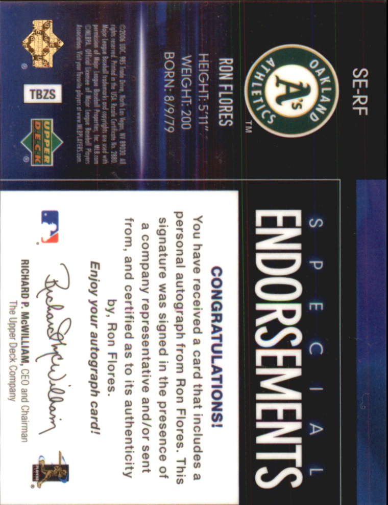 Upper Deck Special 2006 F/X endosos especiales automático tú eliges - Imagen 65 de 73