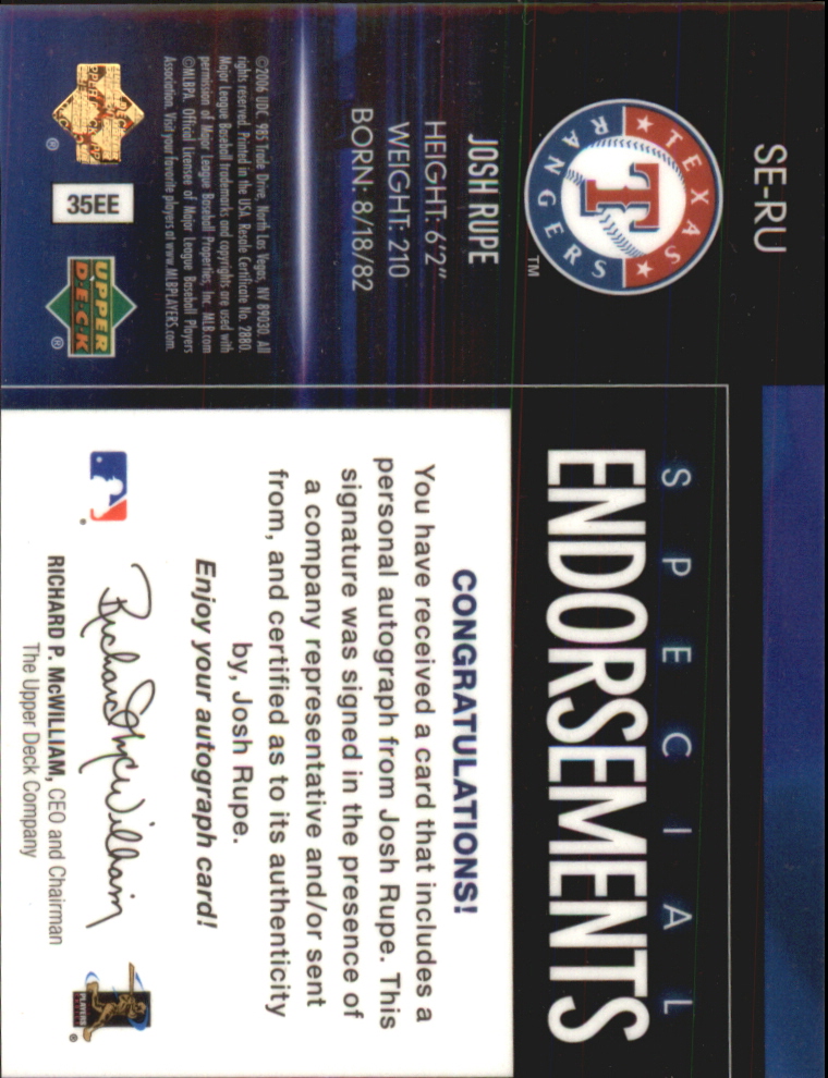 Upper Deck Special 2006 F/X endosos especiales automático tú eliges - Imagen 67 de 73