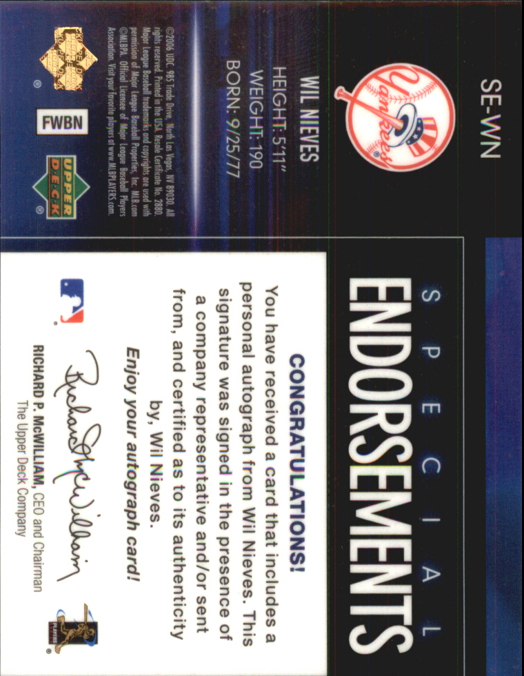 Upper Deck Special 2006 F/X endosos especiales automático tú eliges - Imagen 73 de 73