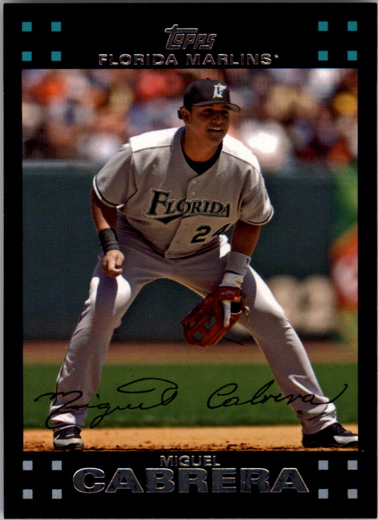 Miguel Cabrera Florida Marlins Autographed 2000 Topps Traded