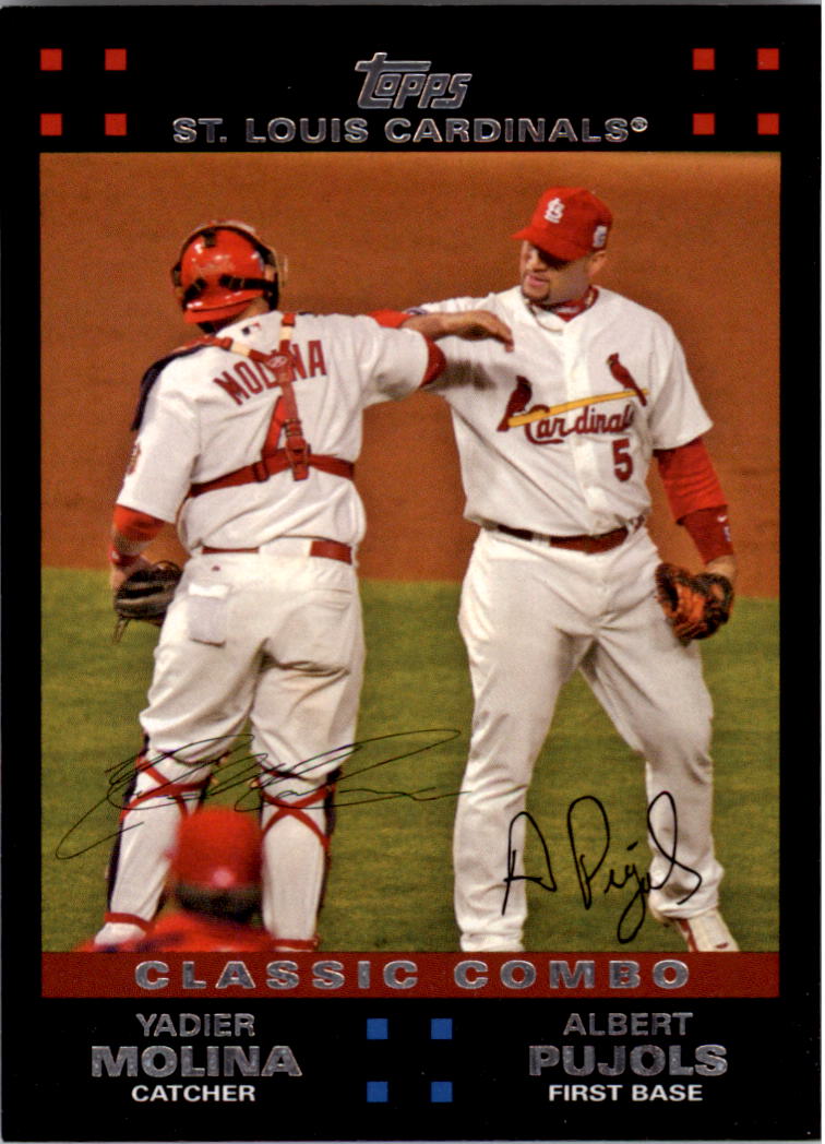 Yadier Molina #4 St. Louis Cardinals Gold-Black Edition Printed