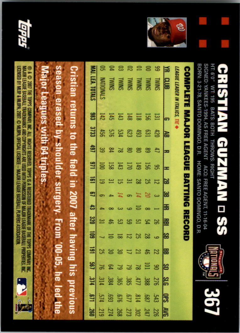 2007 Topps Baseball (Pick Card From List 247-491) C78 04-24 - Picture 187 of 377
