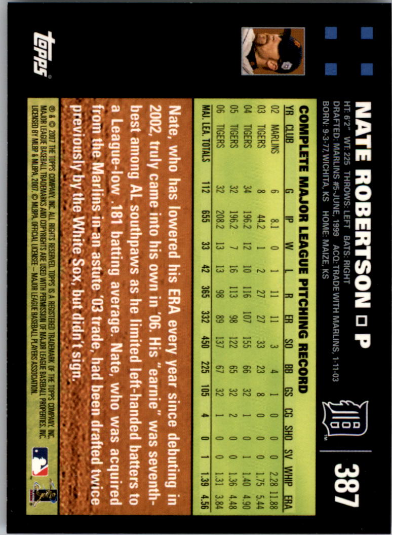 A0058- 2007 Topps Baseball Cards 247-491 +Rookies -You Pick- 15+ FREE US SHIP - Picture 242 of 434