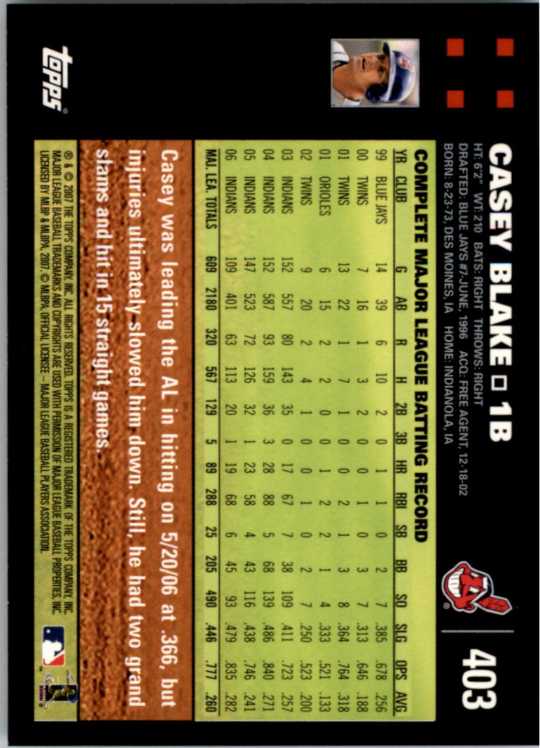 A0058- 2007 Topps Baseball Cards 247-491 +Rookies -You Pick- 15+ FREE US SHIP - Picture 272 of 434
