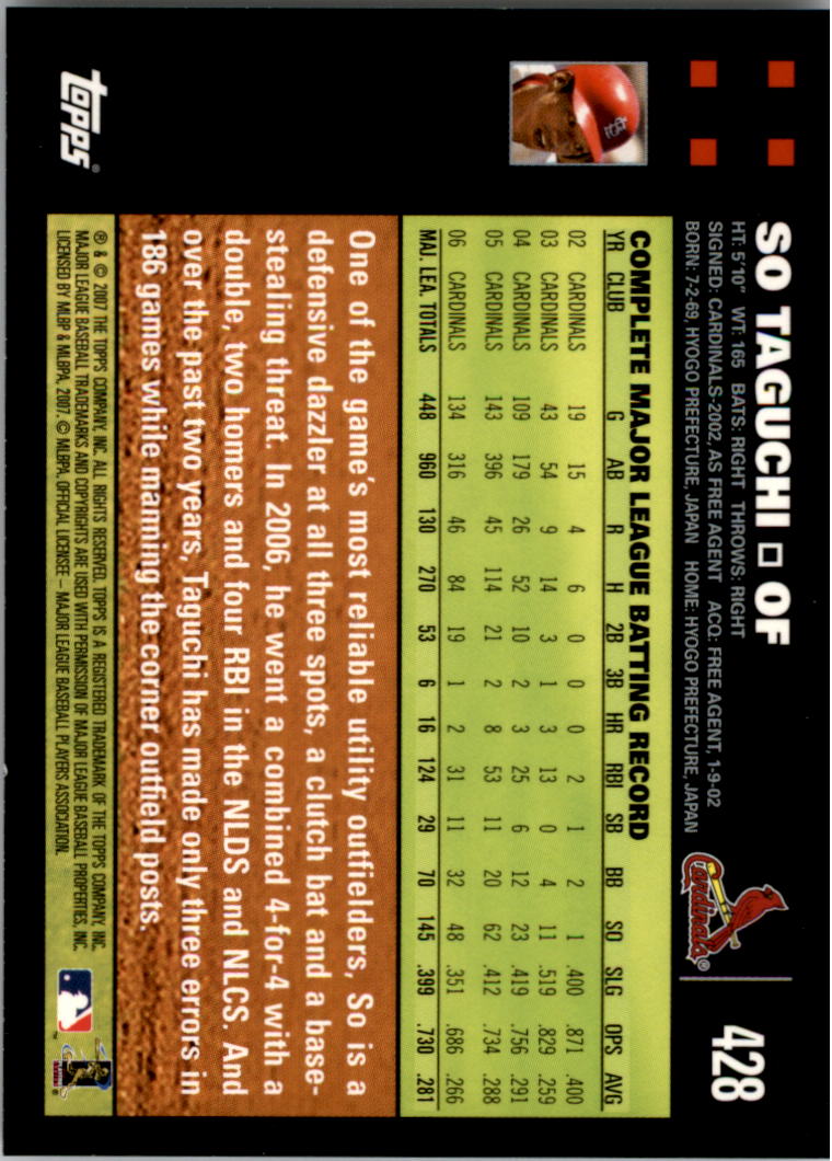2007 Topps Baseball (Pick Card From List 247-491) C78 04-24 - Picture 279 of 377