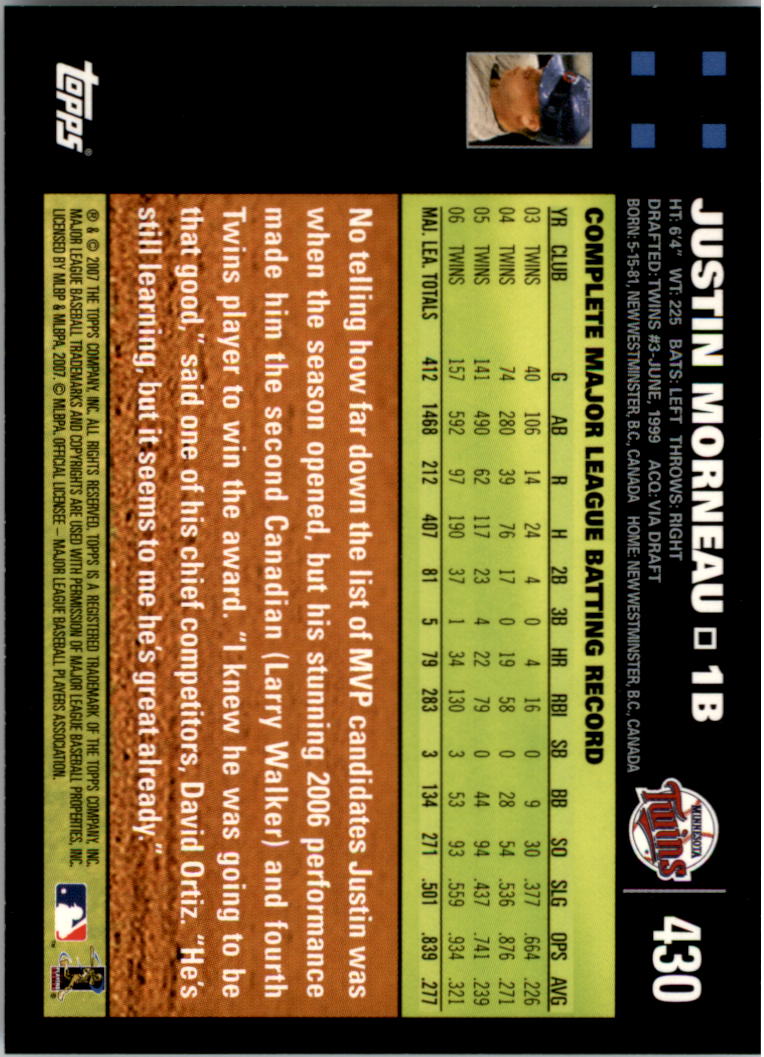 A0058- 2007 Topps Baseball Cards 247-491 +Rookies -You Pick- 15+ FREE US SHIP - Picture 320 of 434