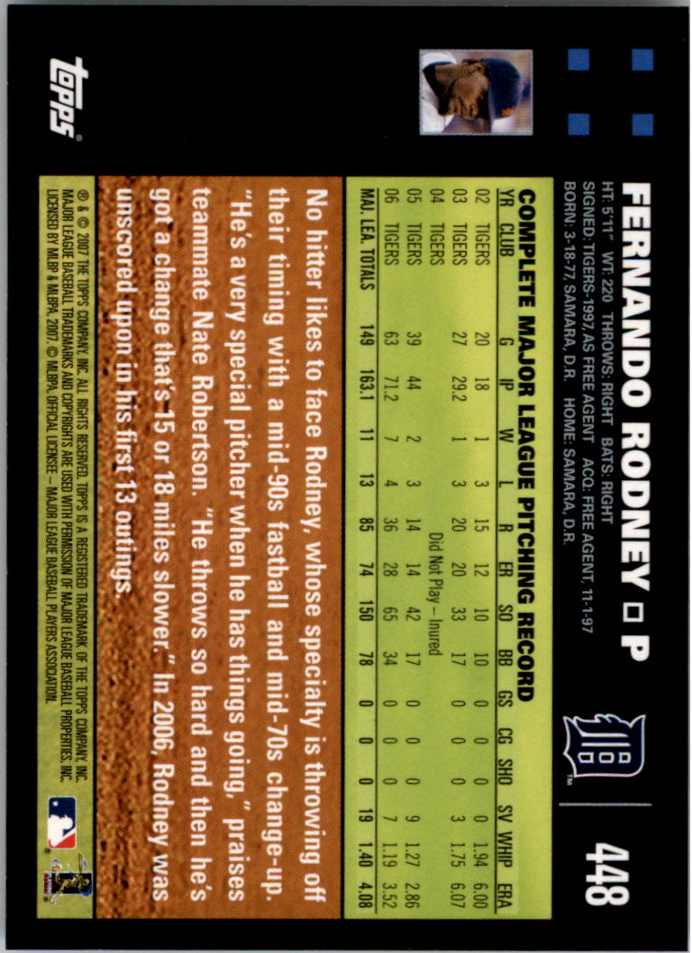 2007 Topps Baseball (Pick Card From List 247-491) C78 04-24 - Picture 309 of 377